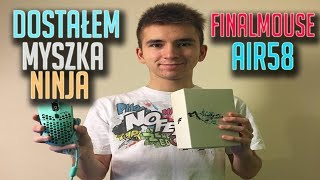 MYSZKA NINJY  FINALMOUSE AIR58 NINJA CHERRY BLOSSOM BLUE  TEST PL [upl. by Esinehs156]