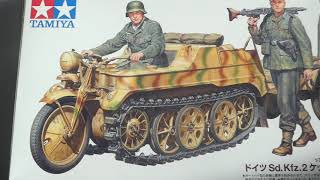 SdKfz2 Kettenkraftrad Tamiya 135 [upl. by Nalyr]