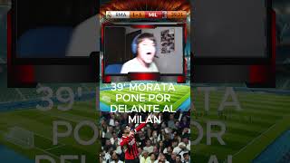 GOL MORATA REAL MADRID 12 MILAN futbol championsleaguerealmadrid [upl. by Chappy]