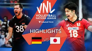 🇩🇪 GER vs 🇯🇵 JPN  Highlights Week 3  Mens VNL 2022 [upl. by Adolf]