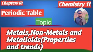 lec2 Metals and Non Metals Video  Properties and Uses  What are metals non metals metalloids [upl. by Kolb598]