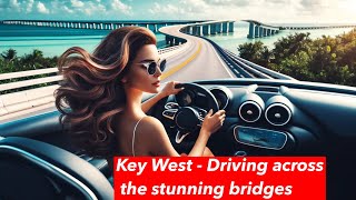 Key West  Driving across the stunning bridges to Key West Florida 2024 [upl. by Haduj]