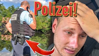 Wir müssen die POLIZEI RUFEN 😳 gefährliche Situation beim Vanlife im Camper Van  VW T61 Bulli [upl. by Eah446]