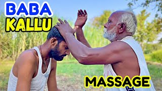 ASMR Head amp Back Massage By Baba Kallu  Asmr Relaxing Deep Sleeping Massage by Therapy Massage 💆‍♂️ [upl. by Enialahs]