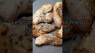 Easy AirFried Chicken Breast  HighProtein Meal Prep Recipe [upl. by Hailat]