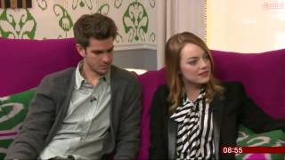 Emma Stone amp Andrew Garfield Interview Breakfast [upl. by Ardeth]