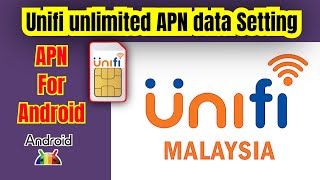 Unifi unlimited fast speed internet settings for Android  cara setting unifi [upl. by Hars]