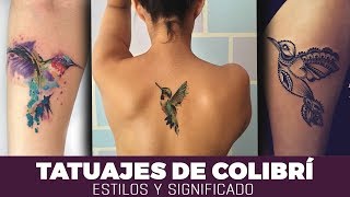 Tatuajes de Colibrí los mejores tatuajes y su significado [upl. by Beckerman]