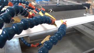 UPVC amp FPVC PROFILES COEXTRUSION LINE [upl. by Ajnos465]