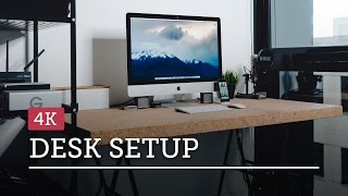 MINIMAL DESK SETUP  TOUR — Apple iMac 27quot [upl. by Legge629]