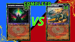 ENTIDADE CROMACOR vs CYBER DRAGON ARMADO DE DUAS CABEÇAS completo [upl. by Ilsa]