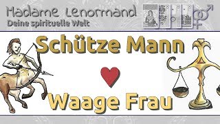 Schütze Mann amp Waage Frau Liebe und Partnerschaft [upl. by Hepzi]