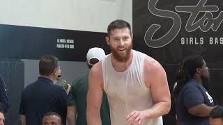 Aron Baynes Las Vegas Workout NBA Summer League 2022 [upl. by Nolyarg491]