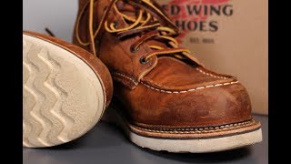 SIZING amp BREAK IN  RED WING quot1907quot Moc Toe Boots [upl. by Yeffej154]