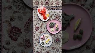 Création d’assiettes en céramique pour décorer ma cuisine 🦞 [upl. by Wei813]