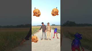 Upin ipin Head to joker frog gorilla dami cosita vfx videosfunny shorts vfxdipu [upl. by Suinuj]