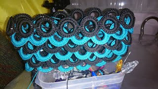 Bolso Tejido a Crochet Con Aros [upl. by Buhler]