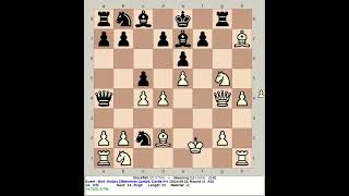 Stockfish 17 vs Glaurung 2 2  Bird Hobbs Zilbermints Gambit chess [upl. by Coad]