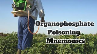 Organophosphate poisoning mnemonics  Anticholinesterase toxicity mnemonics poisoning [upl. by Ecikram]