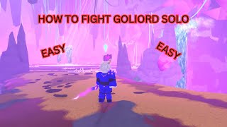 Swordburst 3 Goliord bossfight guide [upl. by Nibroc]