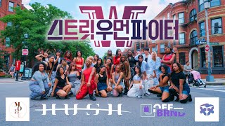 KPOP IN PUBLIC Street Woman Fighter SWF  MEGA CREW COLLAB  Dance Cover [upl. by Aihk]