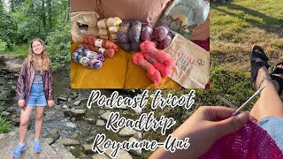 Podcast tricot Road trip au Royaume Uni ce que jai tricoté et acheté en vacances 🇬🇧🧶 [upl. by Aihsenor859]