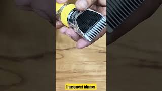 best hair clipper with 7000 rpm mortor transparent trimmer shorts viral viralvideo trimmer [upl. by Sharla]