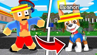 ME CONVIERTO EN TRACKER DE PAW PATROL EN MINECRAFT 😱 [upl. by Coad458]