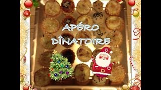 APERO DINATOIRE 5 Spécial NOEL mini quiches pizzas et feuilletés [upl. by Klemm]