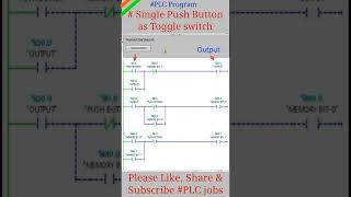 Single Push button as Toggle switch [upl. by Yelserp601]