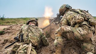 US Army conducts Combat Training in Poland  exercise Griffin Shock [upl. by Etteinotna886]