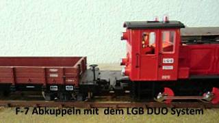 LGB Duo Lok 21900 mit Sound und digitaler Kupplung [upl. by Ilatfen]