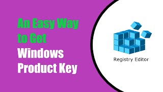 How to Find a Windows Product Key Using Registry Editor [upl. by Tressia]