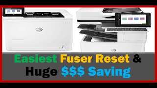 How to Reset HP Fuser for M607 M608 M609 M610 M611 M612 M631 M632 M633 M634 M635 M636 Detail Guide [upl. by Eicrad]