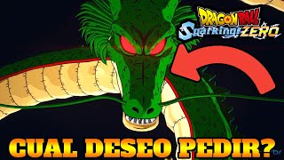 DRAGON BALL SPARKING ZERO QUE DESEO PEDIR INVOCACIÓN DE SHENLONG ESFERAS DEL DRAGON DE LA TIERRA [upl. by Ahseenal]