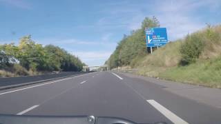 France by Autoroute  A71  A20 junction for Vierzon northbound [upl. by Attebasile678]