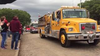 desfile bomberos voluntarios chascomus 3617 [upl. by Assirac326]