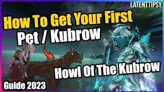 Get Your First Kubrow Pet In Warframe Howl Of The Kubrow  Beginners guide [upl. by Ennyletak962]