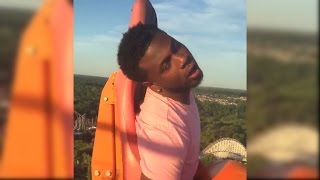 Man Passes Out Multiple Times on Roller Coaster [upl. by Doria]