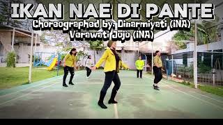 Ikan Nae Di Pante  Line Dance  Demo  Chor sridinarmiyati985 verawatidjojo0218 all INA [upl. by Elrak]