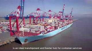 EUROGATE Container Terminal Wilhelmshaven Germany [upl. by Codd]