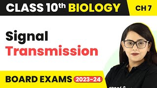 Signal Transmission  Control and Coordination  Class 10 Biology [upl. by Nageam741]