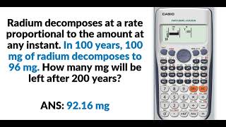 Radioactive Decay  Differential Equations [upl. by Servetnick614]