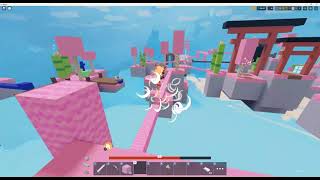 roblox Bedwars gameplay [upl. by Anilok]