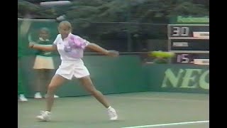 Steffi Graf vs Angeliki Kanellopoulou Fed Cup 1991 R1 [upl. by Nnaassilem]