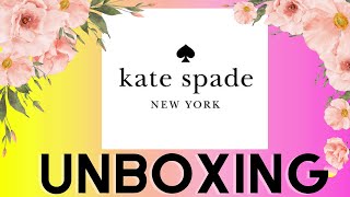 KATE SPADE UNBOXING💖💖💖 [upl. by Emanuele]