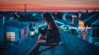 Tujo Mere Pass Hai 💞 Romantic Status 🥰sgmusic5482 [upl. by Anigger585]