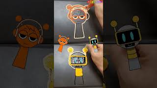 Incredibox Sprunki  Oren VS Fun bot pancake art challenge shorts [upl. by Namrej]