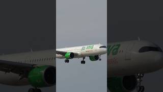 VivaAerobus Avion 50 livery landing at Chicago O’Hare [upl. by Claresta]