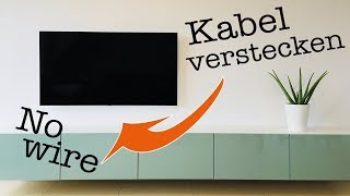 TV Kabel verstecken in Steinwand [upl. by Leveridge]